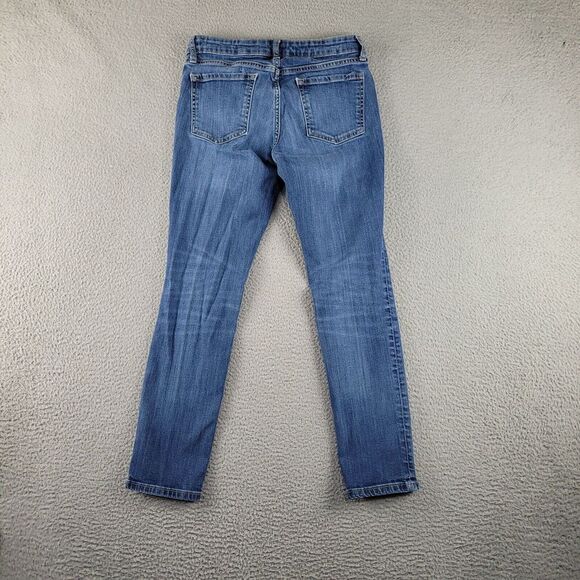 Gap Jeans Womens 2x26 Blue Denim Slim Stretch Classiccore Preppy Casual Distress - Picture 9 of 12